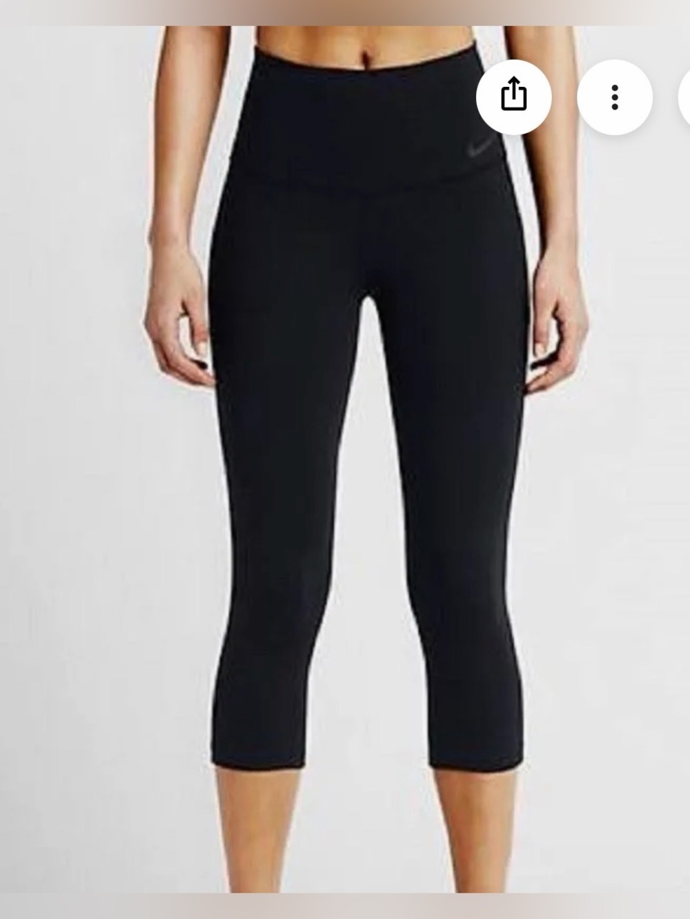Nike sculpt high waisted Capri Leggings. Tummy control